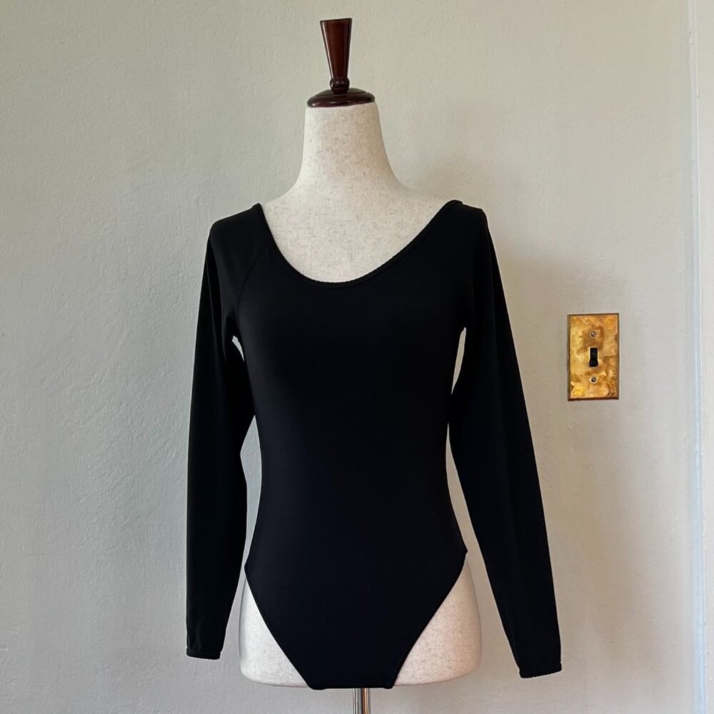 Lululemon Black Long Sleeve Scoop Neck Bodysuit – Size Small